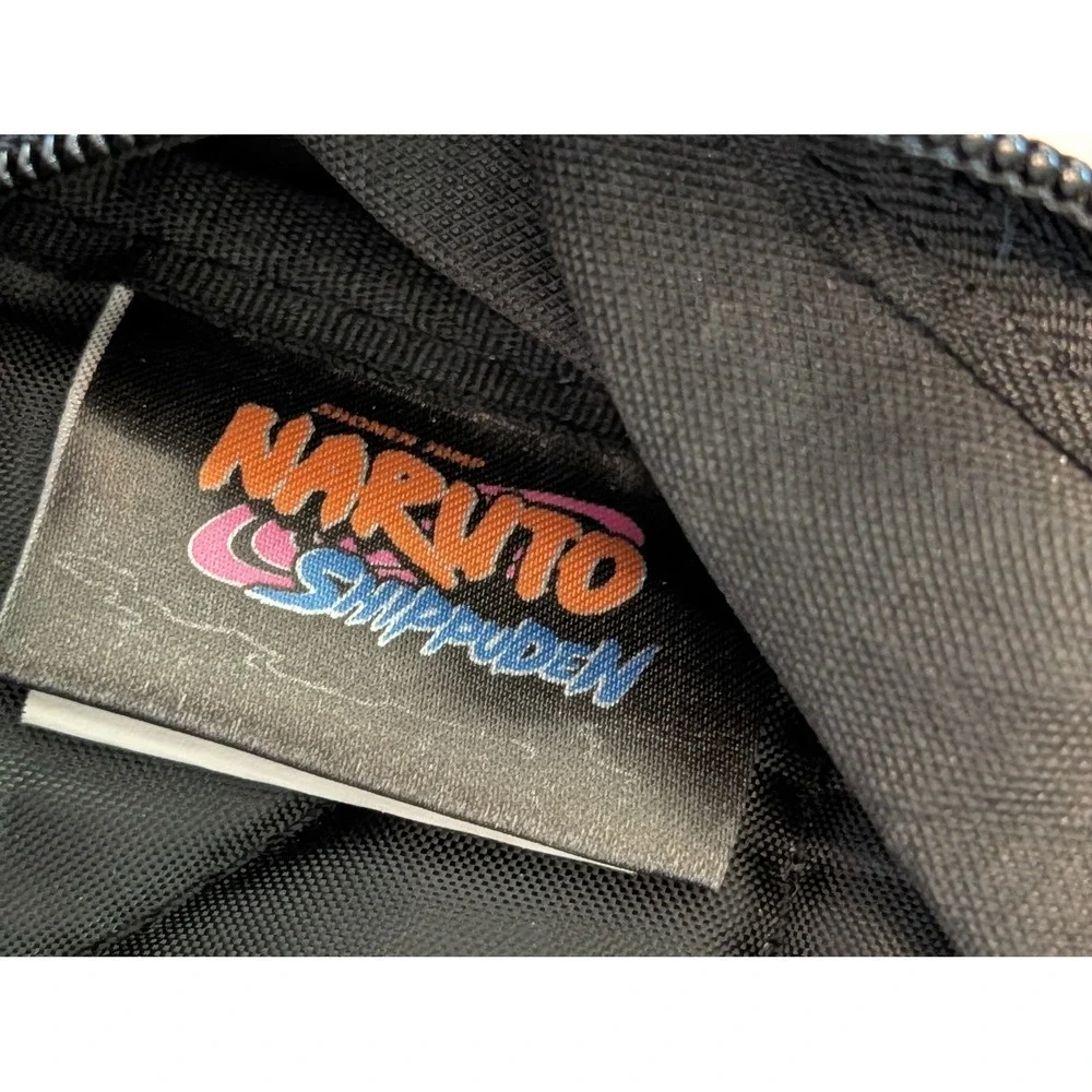 Naruto Shippuden Backpack Anime Kakashi Sakura Kids School Bag Shonen Jump Black